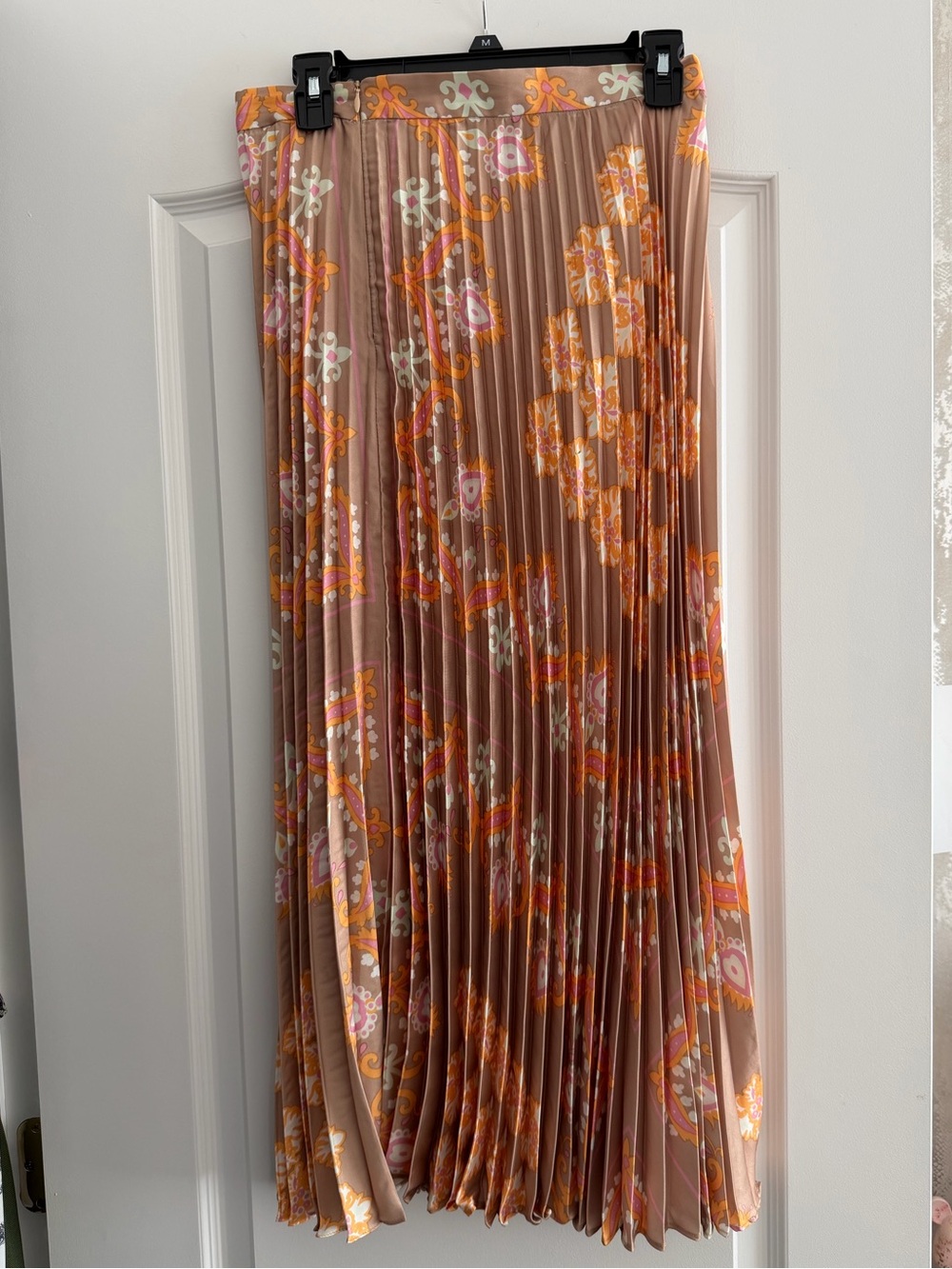 Sandro pleated maxi skirt